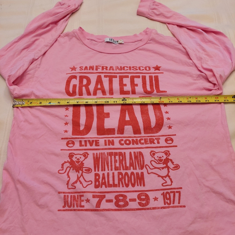 Anthropologie Pink Grateful Dead Long Sleeve Tee - Picture 7 of 11